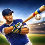 Baseball Super League 3D Game MOD APK v2.5 Unlimited Money