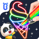 Baby Pandas Glow Doodle Game MOD APK v8.73.00.00 Unlimited Money