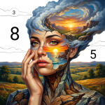 Surreal Color Paint By Number MOD APK v1.1.0 Unlimited Money