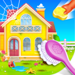 Home cleaning game for girls MOD APK v56.0 Unlimited Money